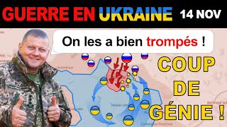 14 nov  EN VUE DE TOUS  Les forces ukrainiennes réalisent un chefdœuvre tactique [upl. by Lazaro361]