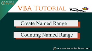 Named Range in VBA  Excel VBA Tutorial in Hindi [upl. by Rocca]