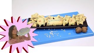 Biscotti  Stelline di Natale con Noci Senza Burro  Le Ricette di Alice [upl. by Aoniak]