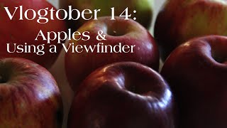 Vlogtober 14 Apples amp Using a Viewfinder [upl. by Natehc]