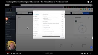 Introducing Global Search for HighLevel Subaccounts – The Ultimate Finder for Your Subaccounts [upl. by Ogilvy]