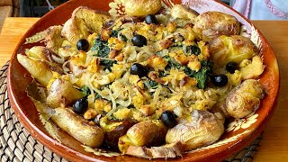 Bacalhau com Broa e grelos receita portuguesa divinal [upl. by Naval]