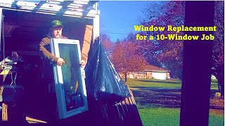 Window Replacement for a 10Window Job [upl. by Randal]