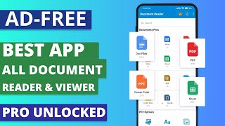 Best All Document Reader amp Viewer App for Android [upl. by Burnley710]