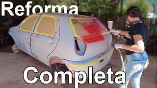 25 dias Reformando um carro em casa  Vídeo Completo [upl. by Imled]