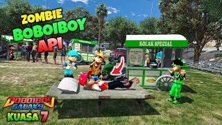 MENCARI KEBERADAAN BOBOIBOY DURI BOBOIBOY API MULAI JADI ZOMBIE  GTA 5 [upl. by Lilia]