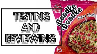 Noodle Doodle Fiery Chatpatt flavor review by KARACHIAN FOODS VLOG noodledoodle kolson noodles [upl. by Mendel]