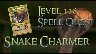 Wizard101 SNAKE CHARMER SPELL QUEST [upl. by Scrivens]