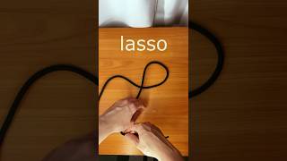 how to tie a square knot and lasso knot [upl. by Eiramannod]