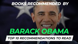 10 Books Recommended by Barack Obama  His Reading List Is Here [upl. by Haley]