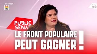 Raquel Garrido  « le Front Populaire peut gagner  »  Public Sénat [upl. by Irolam]