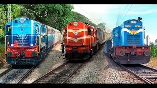 Single Line Trains amp Crossings  Indian Railways [upl. by Duky]