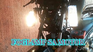 FOGLAMP w RELAY INSTALLATION ON MOTORCYCLE TAGALOG [upl. by Adim204]