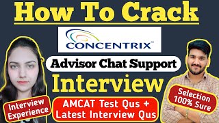 How To Crack Concentrix Customer Support Advisor Interview  Concentrix AMCAT Test amp Interview Qus [upl. by Percival]