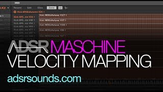 NI Maschine 2  Velocity Mapping with Maschines Sampler  How To Tutorial [upl. by Theresita]