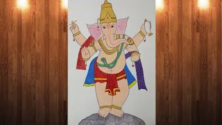 RangariBadak chal cha Lambodar 2024 Ganpati Drawing [upl. by Yager50]