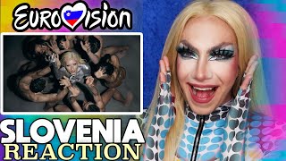 🇸🇮 Raiven  Veronika REACTION  Slovenia Eurovision 2024 [upl. by Inod60]