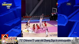 73quot Chinese 17yr old Zhang Ziyu is unstoppable [upl. by Atnuahsal235]