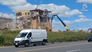 old lehigh valley corporate dairy demolition in Allentown pa [upl. by Celik]