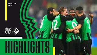 SassuoloFiorentina 10  Highlights 2324 [upl. by Henrietta]