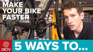 5 Ways To Make Your Road Bike Faster [upl. by Allecram601]