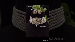 Beautiful real pearls Sets All are natural freshwater pearls Lifetime guarantee for pearls shine [upl. by Ellehciram369]