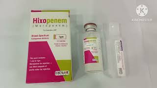 Hixopenem 500mg Injection Uses Hixopenem 1g Injection Uses Meropenem Injection Uses Hixopenem Inj [upl. by Loresz]