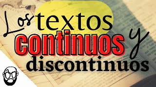 Los TEXTOS CONTINUOS y DISCONTINUOS en la PDTPAES en COMPETENCIA LECTORA [upl. by Annaeiluj914]