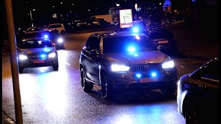 Gijzeling in Amsterdam 40X Politie DSI en KMAR met spoed onderweg naar het Leidseplein [upl. by Ardiedal314]