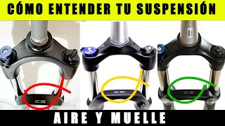 CÓMO FUNCIONA LA SUSPENSIÓN DE UNA BICICLETA EXPLICACIÓN SENCILLA 🚲 SALUD CICLISTA [upl. by Demetrius]