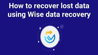 How to recover lost data using Wise data recovery software [upl. by Yasnil]