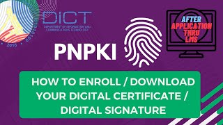 How to Enroll in PNPKI on DICT website l Pagkatapos ng LMS heres the email from DICT [upl. by Enerak]