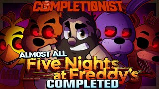 I Completed Nearly All FNAF Games ft GameTheory [upl. by Nahpos]