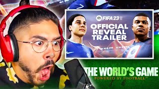 REACTING TO OFFICIAL FIFA 23 TRAILER OMG [upl. by Henricks]