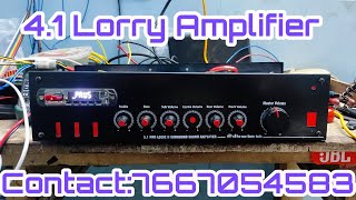 41 Lorry Amplifier  24volt amplifier amplifiers ashokleyland tatamotors FaAudios [upl. by Dupre278]