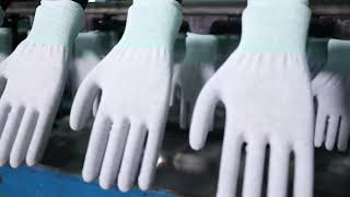 Gloves Production Process  Dipping [upl. by Lenwood]