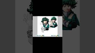 My hero academia drawing  shorts deku mha ibispaintx digitalart wastedsummers [upl. by Sivlek]