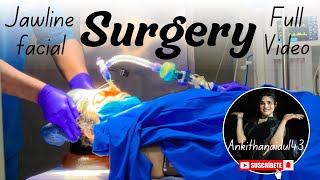 My jawline facial ’’SURGERY’’ Full video Ankithanaidu143 👋🔔😇💐🥰🙌💖💗💞 [upl. by Aseiram851]