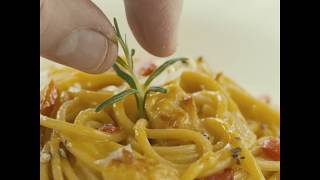 Barilla  Whole Grain Spaghetti with Chicken Carbonara [upl. by Kain683]