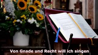 Von Gnade und Recht will ich singen  Dorothea Klaue mit Freunden Lemgo 2001 [upl. by Eerdua857]