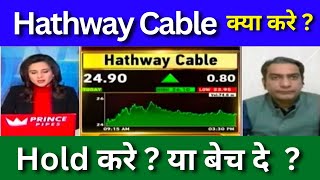 Hathway Cable share latest news today hathway Cable share analysis buy or not Target [upl. by Kendricks189]