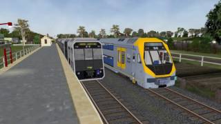 Openrails Sydney Blacktown  Richmond timelapse [upl. by Ferde517]