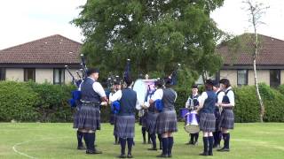 Kirkcaldy And District Pipe Band Highland Games Markinch Fife Scotland [upl. by Sirtimid]