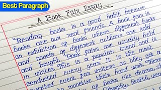 A Book Fair Paragraph  Essay on A Book Fair  Book Fair Paragraph [upl. by Siramay]