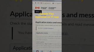 Canada Visa Approved May 2024  canada visa approved freetutravel travel [upl. by Ylrebme]