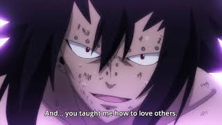 Gajeel saying goodbye  Fairy Tail Final Series Episode 26 [upl. by Aihsiek]