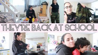 SPEND THE KIDS FIRST DAY BACK AT SCHOOL WITH ME  SHEIN TRY ON HAUL  VLOG  SafsLife [upl. by Kaela]