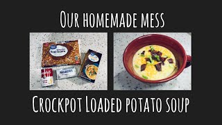 Crockpot Loaded Potato Soup [upl. by Ytsirhk397]