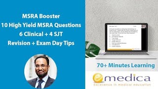 MSRA Booster  10 MSRA Questions 6 Clinical  4 MSRA SJT scenarios  Tips for MSRA September 2024 [upl. by Lontson]