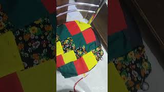 DIY chair cover leftover fabric use Usha janome Dreamstitch zigzag sewing machine ushajanome [upl. by Ahsiemak823]